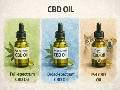 Виды CBD-масел: спектр, концентрация и применение