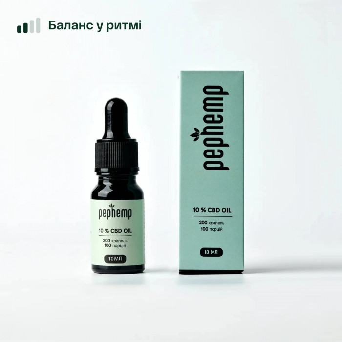 ОЛІЯ CBD 10% З НЕЙТРАЛЬНИМ СМАКОМ — НАТУРАЛЬНА CBD-ОЛІЯ ДЛЯ БАЛАНСУ І СПОКОЮ