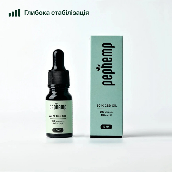 ОЛІЯ CBD 30% З НЕЙТРАЛЬНИМ СМАКОМ — НАТУРАЛЬНИЙ КОНЦЕНТРАТ КАННАБІДІОЛУ ДЛЯ СПОКОЮ ТА РІВНОВАГИ