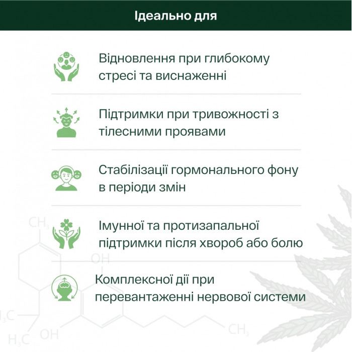 Олія CBD 8% Broad Spectrum — натуральна олія CBD для сну, спокою та розумової концентрації