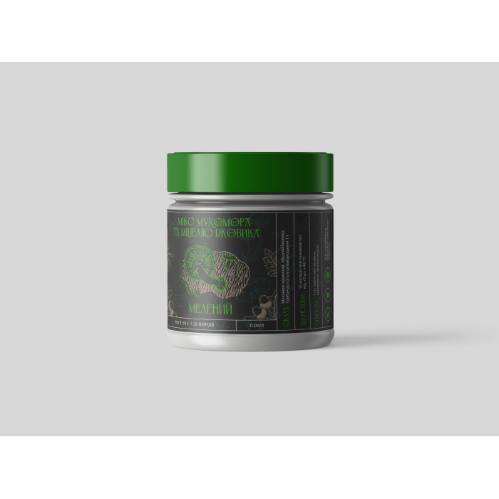 МІКС МУХОМОРА ТА ЇЖОВИКА МЕЛЕНИЙ