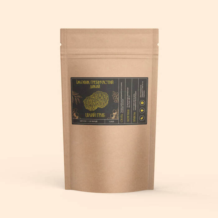 ЇЖОВИК ГРЕБЕНЧАТИЙ LION’S MANE СУШЕНИЙ