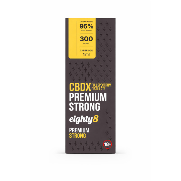 КАРТРИДЖ EIGHTY8 95% CBDX STRONG 1 ML