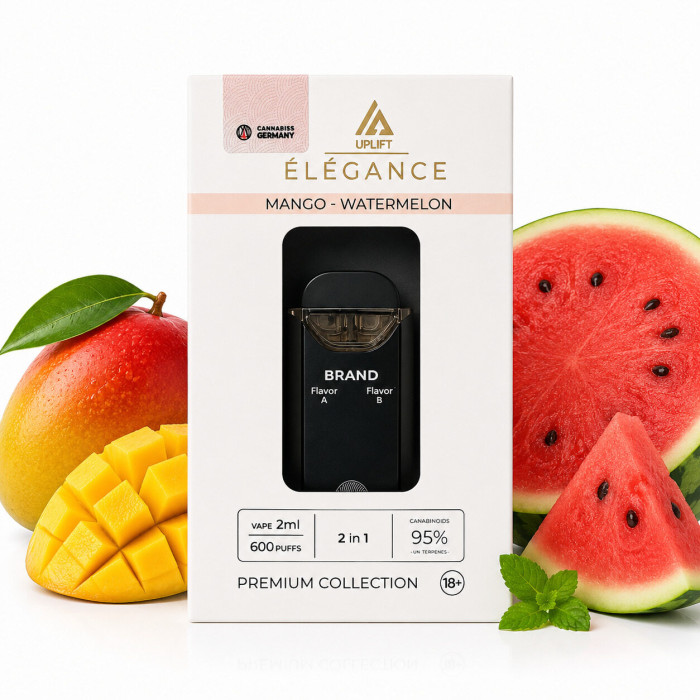 UPLIFT ELEGANCE 2 мл (1+1) TAC VAPE З МОЖЛИВІСТЮ ЗМІНИ СМАКІВ